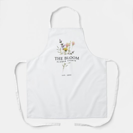 Minimalistisch Florist Schürze (Vorderseite)