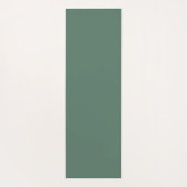 Minimalistisch Forest Green Yoga Mat Yogamatte (Rückseite)