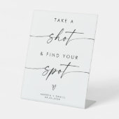 Minimalistisch fotografieren und Ihren Spot-Spot f Sockelschild (Vorderseite)