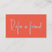 Minimalistisch Frische Pasta machen Empfehlungskarte (Vorderseite)