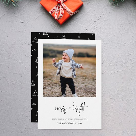 Minimalistisch frohe und helle Weihnachten