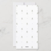 Minimalistisch frohe Weihnachten 3 Fotos Moderne (Rückseite)