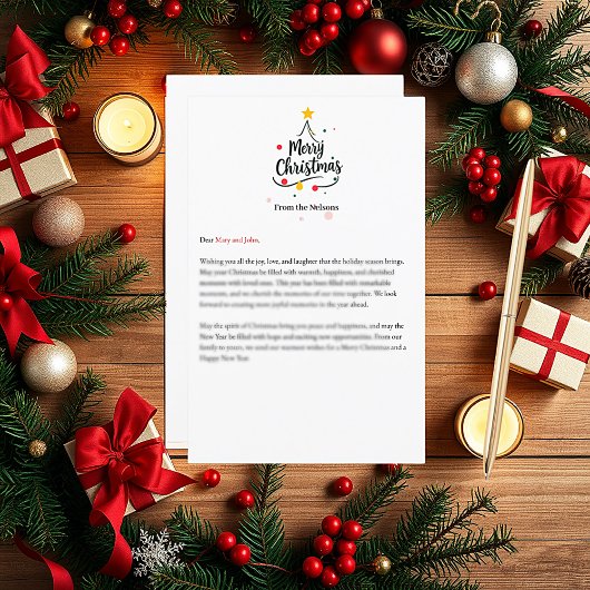 Minimalistisch Frohe Weihnachten abstrakter Baum