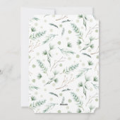 Minimalistisch Frohe Weihnachten Foto (Rückseite)