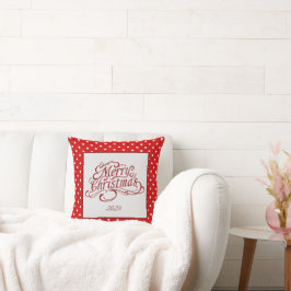 Minimalistisch frohe Weihnachten Kissen