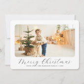 Minimalistisch frohe Weihnachten Modernes Foto (Vorderseite)