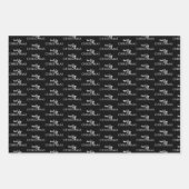 Minimalistisch frohe Weihnachten und Abstrakter Ba Geschenkpapier Set (Vorderseite 3)