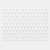 Minimalistisch frohe Weihnachten und Abstrakter Ba Geschenkpapier Set (Vorderseite 2)