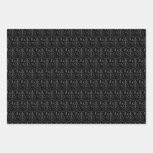 Minimalistisch frohe Weihnachten und Abstrakter Ba Geschenkpapier Set (Vorderseite)