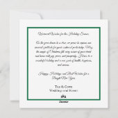 Minimalistisch frohe Weihnachten Weihnachten (Rückseite)