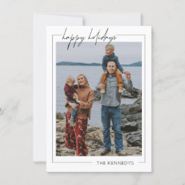 Minimalistisch Frohe Weihnachtsgrüße Karte