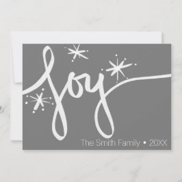 Minimalistisch Frohe Weihnachtshandschrift Drawn J Feiertagskarte