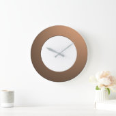 Minimalistisch für alle FarbNo-Ziffern auf Rahmen  Große Wanduhr (Zuhause)