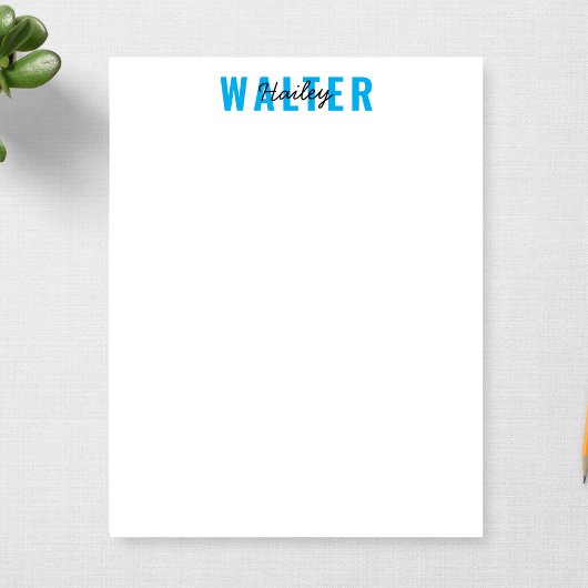 Minimalistisch für den Office- oder Privatgebrauch Notizblock