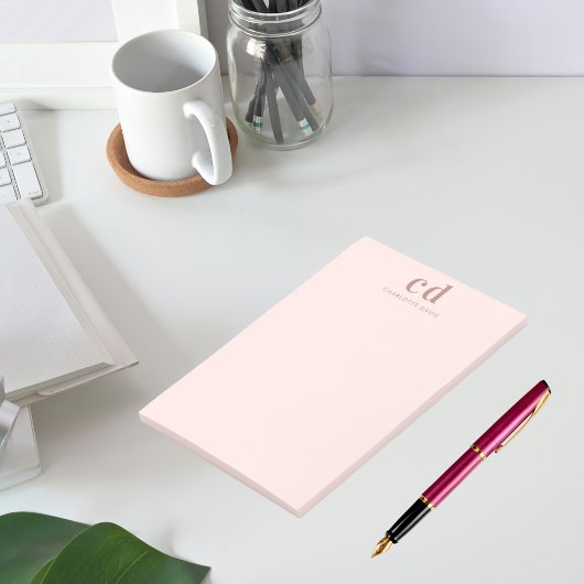 Minimalistisch für Goldgold-Rose Post-it Klebezettel