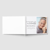 Minimalistisch für immer in unserem Herzen Foto Be Gästebuch (Voll)