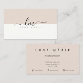 Minimalistisch für Violet und Weiß, Kalligraphen,  Telefonnummerkarte