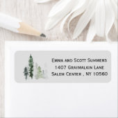 Minimalistisch für Wasserfarben: Evergreen Tree-Ad (Insitu)