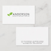 Minimalistisch Garden Landscaping Service Visitenkarte (Vorne/Hinten)