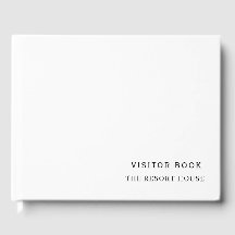 Minimalistisch | Gästebuch für Ferien