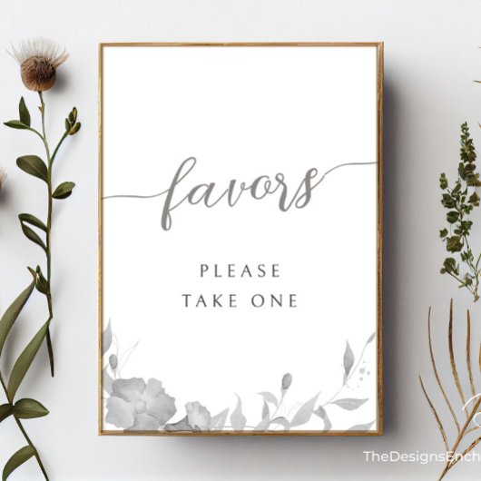 Minimalistisch Gefallen an Sign Modern Boho Floral Einladung