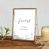 Minimalistisch Gefallen an Sign Modern Boho Floral Einladung