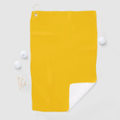 Minimalistisch Gelbes Golfhandtuch mit Monogramm (Insitu)