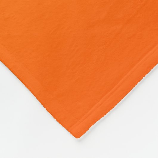 Minimalistisch gelbes Orangengrab Fleecedecke (Ecke)