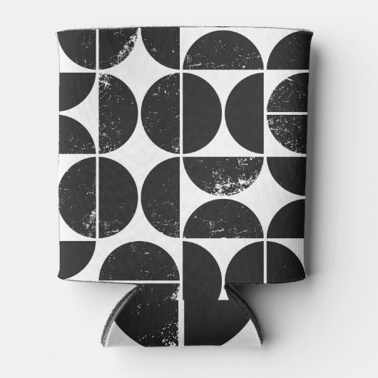 Minimalistisch geometrisch: Skandinavische Halbkre Dosenkühler (Vorderseite)