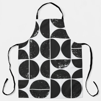 Minimalistisch geometrisch: Skandinavische Halbkre Schürze