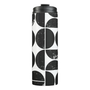 Minimalistisch geometrisch: Skandinavische Halbkre Thermosbecher
