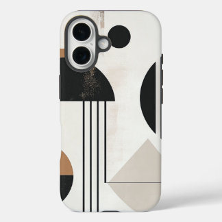 Minimalistisch geometrisch | Sleek und moderne Abs iPhone 16 Hülle