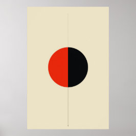 Minimalistisch geometrische Abstrakte Vektorgrafik Poster