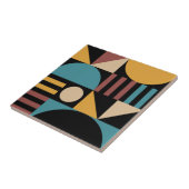 Minimalistisch geometrische Mitte des Jahrhunderts Fliese (Seite)