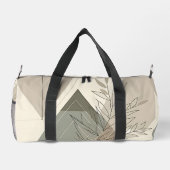 Minimalistisch Geometrische Natur Inspiriert Duffle Bag (Rückseite)
