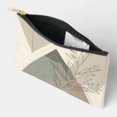 Minimalistisch Geometrische Natur Inspiriert Zubehörtasche (Offen)
