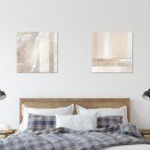 Minimalistisch geometrischer neutraler Abstrakter  Bilderwand Sets (Schlafzimmer)