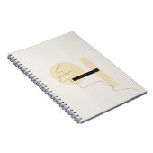 Minimalistisch Geometrisches Abstraktes Notebook Notizblock (Rechte Seite)