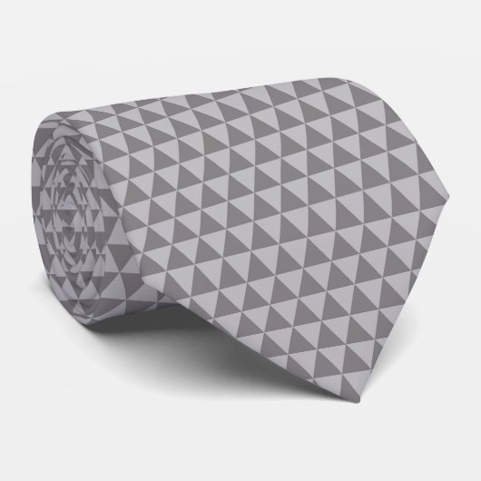 Minimalistisch geometrisches Muster Neck Tie Krawatte (Gerollt)