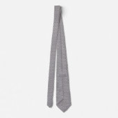 Minimalistisch geometrisches Muster Neck Tie Krawatte (Rückseite)