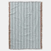 Minimalistisch gestreifte moderne Jacquard-Sondera Decke (Vorderseite Vertikal)