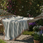 Minimalistisch gestreifte moderne Jacquard-Sondera Decke