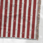 Minimalistisch gestreifte moderne Jacquard-Sondera Decke