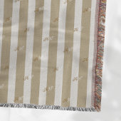 Minimalistisch gestreifte moderne Jacquard-Sondera Decke