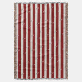 Minimalistisch gestreifte moderne Jacquard-Sondera Decke (Vorderseite Vertikal)