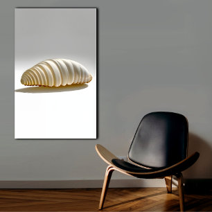 Minimalistisch Gilded Seashell Wall Art Leinwanddruck
