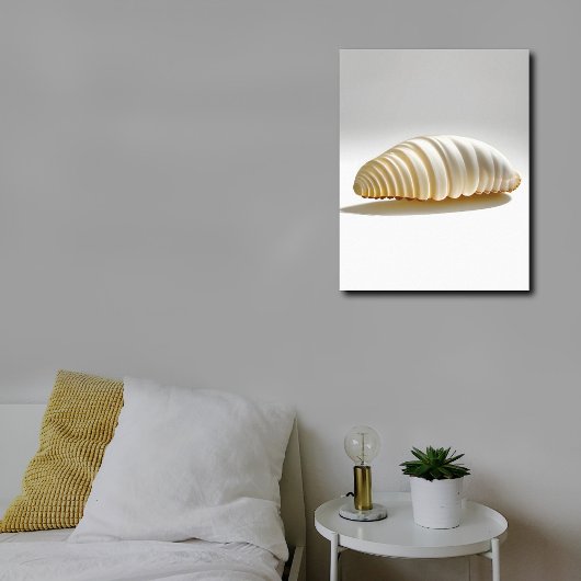 Minimalistisch Gilded Seashell Wall Art Leinwanddruck