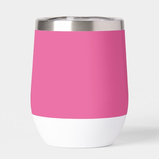 Minimalistisch Girly Pink Personalisiert (Rückseite)
