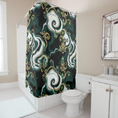 Minimalistisch Glam Duschvorhang - Subtle Luxe (Beispiel)