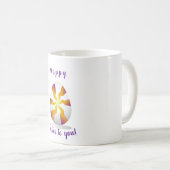 Minimalistisch glücklicher Ostern für Sie Romantik Kaffeetasse (VorderseiteRechts)